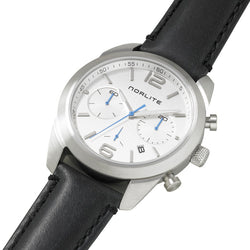 Nordic Sports | White Dial - Black Leather