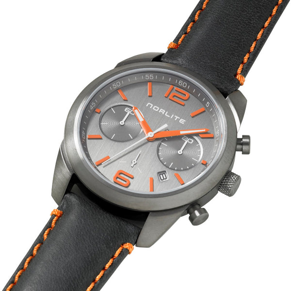 Nordic Sports | Antracite Dial - Black Leather